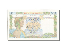 Billet, France, 500 Francs, 500 F 1940-1944 ''La Paix'', 1940, 1940-12-05, SPL - 500 F 1940-1944 ''La Paix''