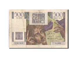 Billet, France, 500 Francs, 500 F 1945-1953 ''Chateaubriand'', 1948, 1948-05-13 - 500 F 1945-1953 ''Chateaubriand''