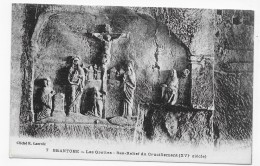 Delcampe - BRANTOME - N° 7 - LES GROTTES - BAS RELIEF DU CRUCIFIEMENT - CPA NON VOYAGEE - Brantome