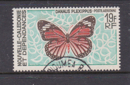 New Caledonia SG 434 1967 Butterflies And Moths 19F Orange Tiger, Used - Usados