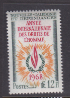New Caledonia SG 441 1968 Human Rights, MNH - Oblitérés