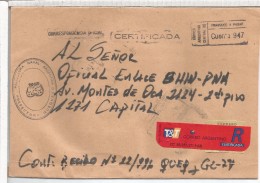 ARGENTINA CORREO OFICIAL NAVAL PREFECTURA QUEQUEN - Dienstmarken