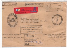 ARGENTINA CORREO OFICIAL NAVAL PREFECTURA ALVEAR DESTACAMENTO LA CRUZ - Service