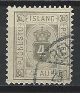 Island Mi D9 O - Dienstzegels