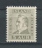 ISLANDE 1935 N° 161 ** Neuf = MNH LUXE Cote 34 € Poète Matthias Jochumsson - Ongebruikt