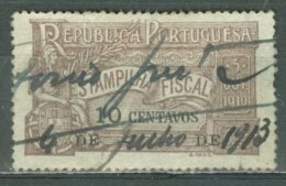 PORTUGAL - REVENUE STAMPS: 10 Centavos, O - FREE SHIPPING ABOVE 10 EURO - Usado