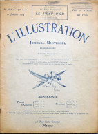 ILLUSTRATION N° 3698 / 10-01-1914 VON REUTTER VILLA MEDICIS BERGSON GARE SAINT-CHARLES ISNIK AVIATION RUGBY FARMAN - L'Illustration