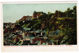 Canada, Quebec, Château Frontenac From Lower Town (pk30260) - Québec - Château Frontenac