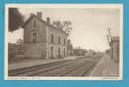 CPSM Chemin De Fer La Gare ROULLE 86 - Autres & Non Classés