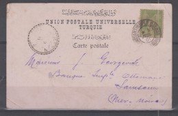 CACHET CONSTANTINOPLE GALATA Poste Française Sur Type Sage (04/07/01) - Briefe U. Dokumente