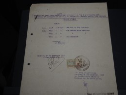 GUINEE FRANCAISE - Timbre Fiscal Sur Document - Trés Rare Pour Cette Ancienne Colonie Française - A Voir - Lot N°16408 - Briefe U. Dokumente