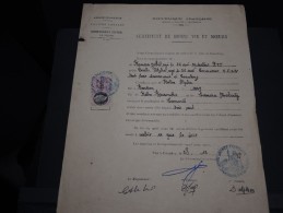 GUINEE FRANCAISE - Timbre Fiscal Sur Document - Trés Rare Pour Cette Ancienne Colonie Française - A Voir - Lot N°16411 - Briefe U. Dokumente