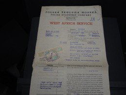 GUINEE FRANCAISE - Timbre Fiscal Sur Document - Trés Rare Pour Cette Ancienne Colonie Française - A Voir - Lot N°16416 - Lettres & Documents