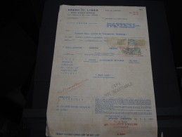 GUINEE FRANCAISE - Timbre Fiscal Sur Document - Trés Rare Pour Cette Ancienne Colonie Française - A Voir - Lot N°16418 - Briefe U. Dokumente