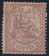 ESPAÑA 1874 - Edifil #147 - MLH * - Ongebruikt