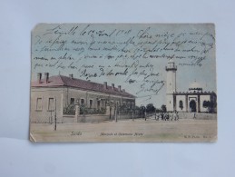 Carte Postale Ancienne : SAIDA : Mosquée Et Commune Mixte, En 1905 - Saïda