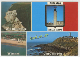 {41503} 62 Pas De Calais Site Des Deux Caps : Cap Gris Nez Cap Blanc Nez Baie De Wissant , Multivues - Wissant