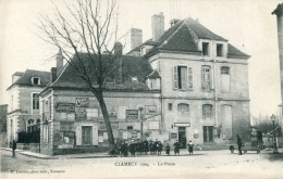 Clamecy La Poste En 1904 Non Circulée - Clamecy