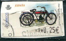 Espagne 2002 - Vignette D'affanchissement YT 60 (o) Sur Fragment - Valeur Faciale  0,25 € - Servicios