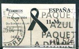 Espagne 2004 - Vignette D'affanchissement YT 98 (o) Sur Fragment - Valeur Faciale  0,52 € - Servicios