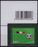Hungary 2016 - Football / Soccer European Championship - France - MNH - EAN Code Label Vignette - Unused Stamps
