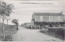 65 - Castelnau-Rivière-Basse (Hautes-Pyrénées) - Route De Plaisance - Castelnau Riviere Basse