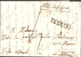 Ferrara Marche 1813 Italia, Poste Restante Brief Nach Venezia Mit Stempel "Stato Pontificia" - ...-1850 Voorfilatelie
