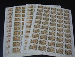 Taiwan 1992 Ancient Chinese Poetry Stamps Sheets- Ku Shih Horse Banana Love Costume 7-7 - Hojas Bloque