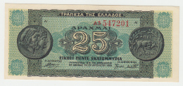 Greece 25,000,000 Drachmai 1944 UNC NEUF Pick 130a 130 A - Greece