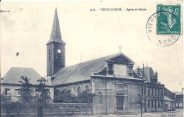 NORD - 59 - 2016 - 2 - VIEUX CONDE - Eglise Et Mairie - Vieux Conde