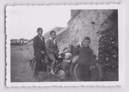 04477 "MOTO NSU 1932"  ANIMATA.  FOTOGRAFIA ORIGINALE - Motor Bikes