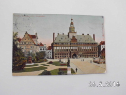 Emden. - Rathaus U. Die 3 Denkmaler, (9 - 6 - 1910) - Emden