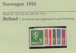 Norwegen 1926 - Neufs