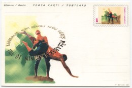 TURQUIE,TURKEI,TURKEY LUBRICATION WRESTLING POSTCARD - Ganzsachen