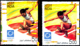 ATHLETICS-ATHENS OLYMPICS-MASSIVE ERROR-SCARCE-INDIA-2004-MNH-TP-268 - Eté 2004: Athènes - Paralympic