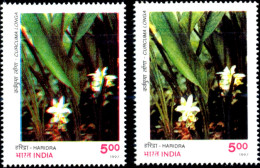 MEDICINAL PLANTS OF INDIA-HARIDRA PLANT-ERROR-SCARCE-INDIA-1997-MNH-TP-269 - Plantas Medicinales