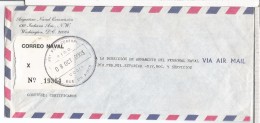 ARGENTINA CC CORREO OFICIAL DIPLOMATICO ARGENTINE NAVAL COMISSION WASHINGTON - Service