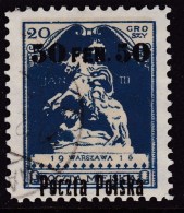 POLAND 1918 Provisional Ovpt Fi 5 Error B8 Used - Used Stamps