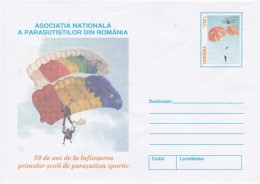 ROUMANIE ENTIER POSTAL    THEME PARACHUTISME - Parachutisme