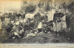 C.P.A. - N° 89 Guerre 14-18 - RIBECOURT Campement De Spahis Marocains - TBE - - Ribecourt Dreslincourt