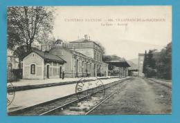 CPA - Chemin De Fer La Gare VILLEFRANCHE DE ROUERGUE 27 - Villefranche De Rouergue