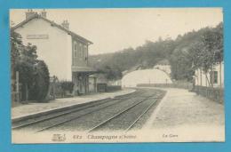 CPA - Chemin De Fer Gare CHAMPAGNE S/SEINE 77 - Champagne Sur Seine