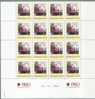 ÖSTERREICH / PM Nr. 8003447 / BSV Linzer Eisenbahner Nr. 2 / 16 Stück / Postfrisch / ** - Personnalized Stamps
