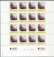 ÖSTERREICH / PM Nr. 8003447 / BSV Linzer Eisenbahner Nr. 2 / 16 Stück / Postfrisch / ** - Timbres Personnalisés