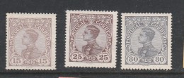 PORTUGAL N° 157/159/162 EMMANUEL II NEUF AVEC CHARNIERE - Unused Stamps