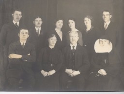 Wijnegem - Familie Ecran Met Zuster Piata (Louisa Ecran)(foto 22,5x16cm) - Wijnegem