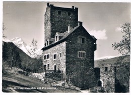 CH-3965    SILS : Burg Ehrenfels Mit Piz Beverin - Bever