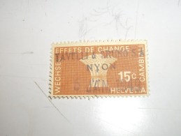 HELVETIA   Effets De Change Cambiali  Wechsel  15 C  NYON - Revenue Stamps