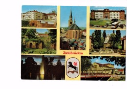 Allemagne, Zweibrucken, Multivues - Blason - Abri Autobus Bus Car - Marché - Zweibruecken