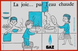 BUVARD GAZ La Joie Par L'eau Chaude ° Enfance - Electricité & Gaz